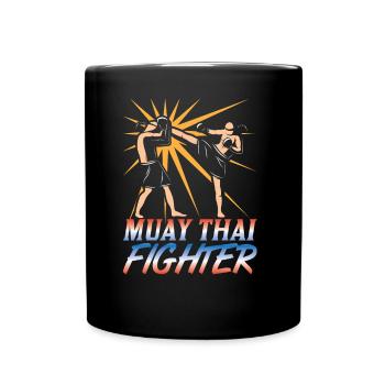 Muay Thai Fighter Arts martiaux Arts martiaux Arts martiaux Arts martiaux Arts martiaux - Mug uni - noir - Devant