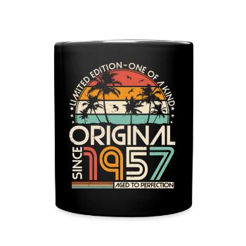 Original 1957 Vintage Anniversaire Rétro - Mug uni - noir - Devant