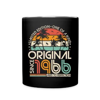 Original 1966 Vintage Anniversaire Rétro - Mug uni - noir - Devant