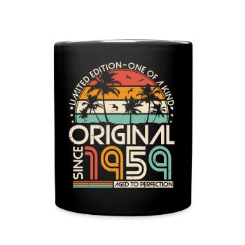 Original 1959 Vintage Anniversaire Rétro - Mug uni - noir - Devant