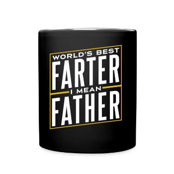 Der Beste Vater Der Welt Papa Papi Vater Tag - Tasse einfarbig - Schwarz - Vorne