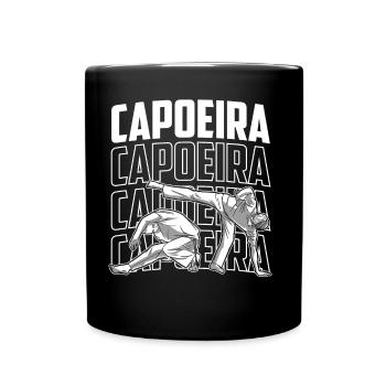 Capoeira Hobby Brazilian Training Martial Arts - Full Colour Mug - black - Front