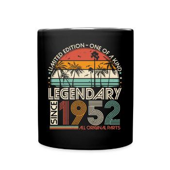 1952 Vintage Vintage Retro Cadeau d’anniversaire - Mug uni - noir - Devant