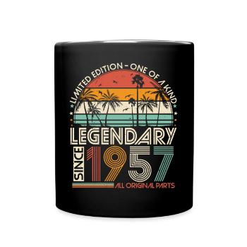 1957 Vintage Vintage Rétro Cadeau d’anniversaire - Mug uni - noir - Devant