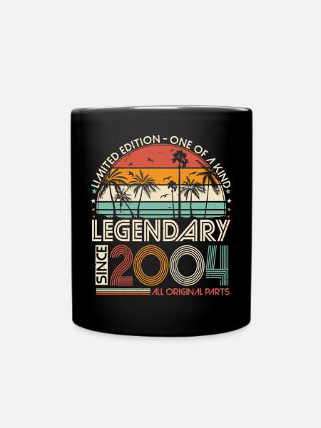 2004 Vintage Vintage Retro Cadeau d’anniversaire - Mug uni - noir