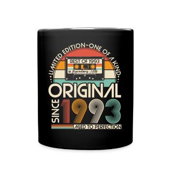 Original 1993 Vintage Vintage Rétro Anniversaire - Mug uni - noir - Devant