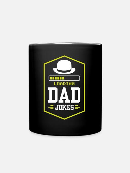 Dad Joke Papa Witz Jokes Vater - Tasse einfarbig - Schwarz