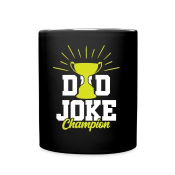 Dad Joke Papa Joke Father Jokes - Full Colour Mug - black - Front