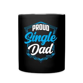 Fier parent seul parent seul parent seul parent - Mug uni - noir - Devant