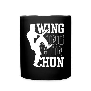 Wing Chun Trainer Martial Arts Martial Arts Training - Full Colour Mug - black - Front