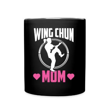 Wing Chun Mother Martial Arts Martial Arts Trainer - Full Colour Mug - black - Front