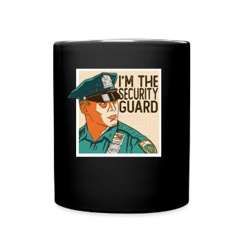I am the security security bouncer - Full Colour Mug - black - Front