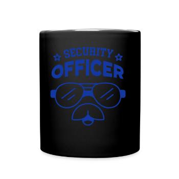 Security Bouncer Security Guard Security - Full Colour Mug - black - Front