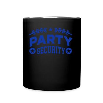 Party Security Security Security Guard - Full Colour Mug - black - Front