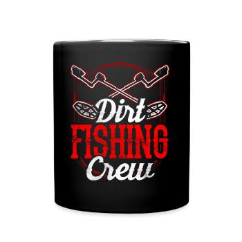 Équipe de pêche à la saleté Détection des métaux - Mug uni - noir - Devant