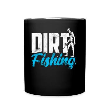 Pêche à la saleté Détection des métaux Détection des métaux - Mug uni - noir - Devant