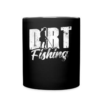 Pêche à la saleté Détection des métaux Détection des métaux - Mug uni - noir - Devant