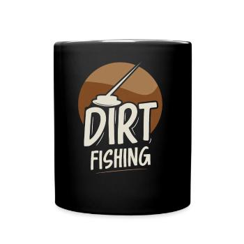 Pêche à la saleté Détection des métaux Détection des métaux - Mug uni - noir - Devant