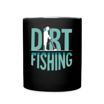 Pêche à la saleté Détection des métaux Détection des métaux - Mug uni - noir - Devant