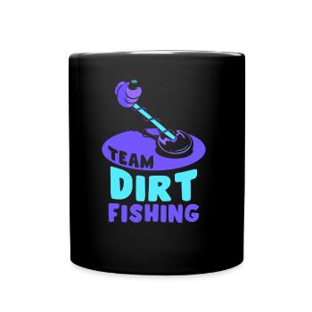 Équipe Dirt Fishing Détection de métaux Détection de métaux - Mug uni - noir - Devant