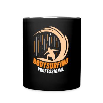 Bodysurfing Professional Bodysurf Bodysurfer Bodysurfing - Full Colour Mug - black - Front