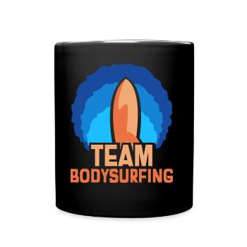 Team Bodysurfen Bodysurf Bodysurfing Bodysurfer - Full Colour Mug - black - Front