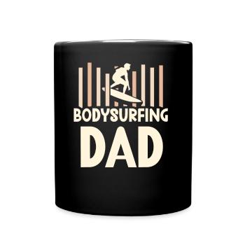 Bodysurfing Father Hobby Bodysurfing Bodysurfing Bodysurfing - Full Colour Mug - black - Front