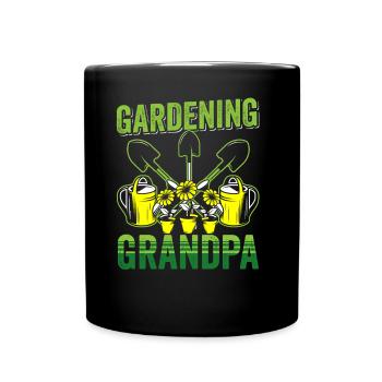 Jardinage Grand-père Grand-père Jardinier - Mug uni - noir - Devant