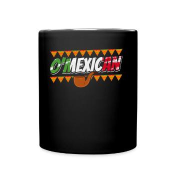O’Mexicain Irlandais Mexique Irlande Irlandais - Mug uni - noir - Devant