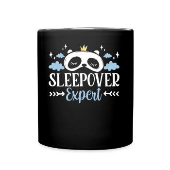 Expert pour les nuitées douces fête nuitée - Mug uni - noir - Devant