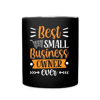 Bester Kleinunternehmer Aller Zeiten Gründer CEO - Tasse einfarbig - Schwarz - Vorne