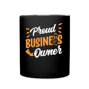 Fier propriétaire d’entreprise PDG Fondateur Entrepreneur - Mug uni - noir - Devant