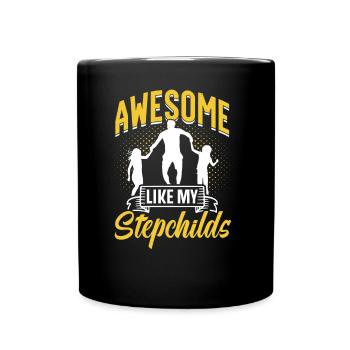 Fantastique comme beau-père de mes beaux-enfants - Mug uni - noir - Devant