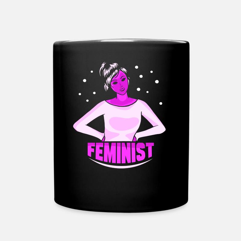 Féminisme féministe féministe féministe - Mug uni - noir