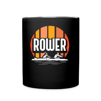Rameur Aviron Aviron Bateau Aviron Aviron - Mug uni - noir - Devant