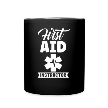 Instructeur pour le formateur de cours d’enseignant de secourisme - Mug uni - noir - Devant