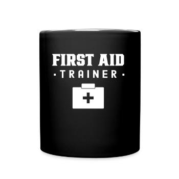 Instructeur de secourisme Mesures immédiates Cours Enseignant - Mug uni - noir - Devant