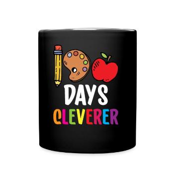 100 Days Clever Sweet Team Dictons drôles - Mug uni - noir - Devant