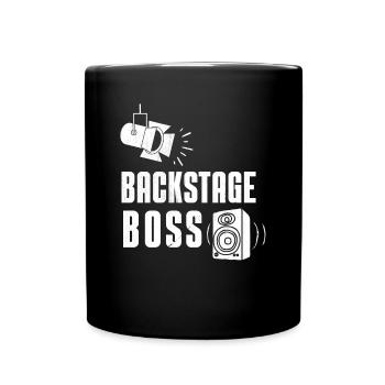 Backstage Boss Équipe de techniciens d’événements - Mug uni - noir - Devant