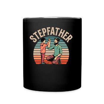 Beau-père Beau-père Beau-père Fête des pères - Mug uni - noir - Devant