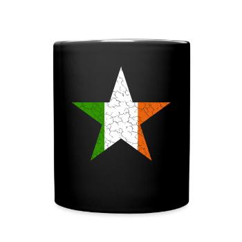 Ireland Star - Tasse einfarbig - Schwarz - Vorne