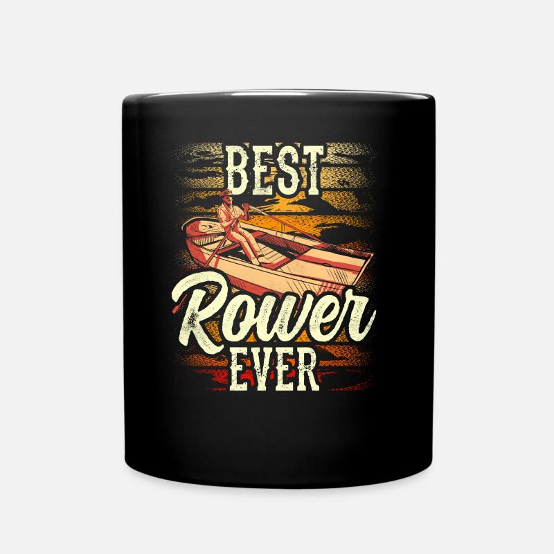 Bester Ruderer Aller Zeiten Ruderboot Rudern Ruder - Tasse einfarbig - Schwarz