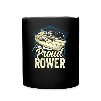 Fier Rameur Aviron Aviron Bateau Aviron Aviron - Mug uni - noir - Devant