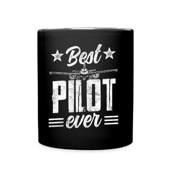 Le meilleur pilote de tous les petits avions à réaction - Mug uni - noir - Devant