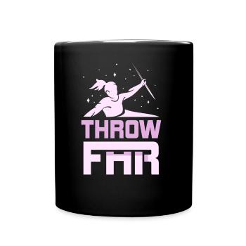 Werf Weit Lancer de javelot Lancer de javelot Lancer de javelot Lancer de javelot - Mug uni - noir - Devant