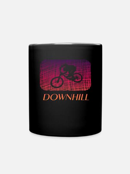 Downhill - Tasse einfarbig - Schwarz