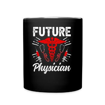 Futur Docteur Médecine Profession médicale - Mug uni - noir - Devant