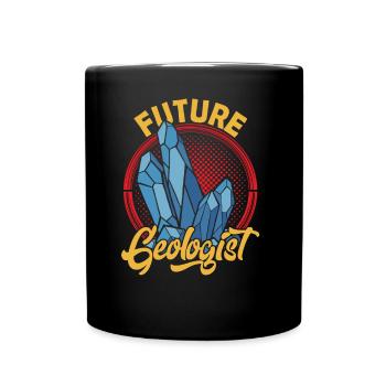 Future Geologist Profession Geology Geology Student - Full Colour Mug - black - Front