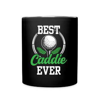 Meilleur caddie de golf de golf de tous les temps - Mug uni - noir - Devant