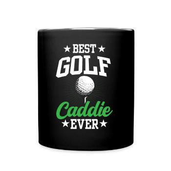 Meilleur caddie de golf golfeur golfeur golf - Mug uni - noir - Devant